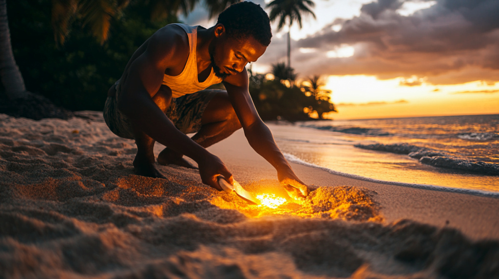 jamaican man finds profitable niche after digging and searching